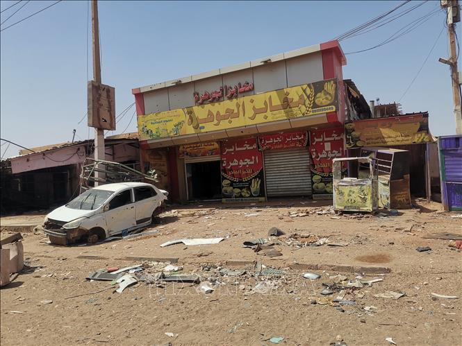 (Tư liệu) Hiện trường vụ tấn công tại một khu chợ ở Omdurman, Sudan. Ảnh: THX/TTXVN phát