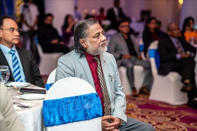 Phó Chủ tịch Quốc hội Sri Lanka – Tiến sĩ Rizvie Salih tham dự sự kiện. Ảnh: Đại sứ quán cung cấp/TTXVN phát