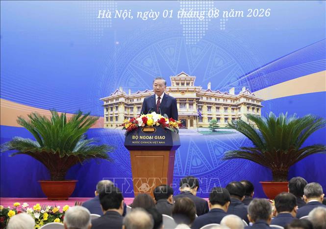 Tổng Bí thư, Chủ tịch nước Tô Lâm phát biểu. Ảnh: Thống Nhất – TTXVN