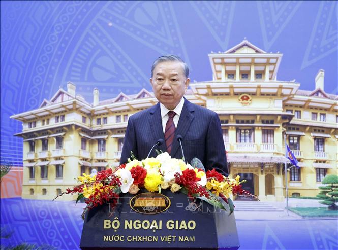 Tổng Bí thư, Chủ tịch nước Tô Lâm phát biểu. Ảnh: Thống Nhất – TTXVN