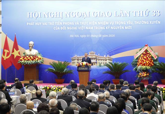 Tổng Bí thư, Chủ tịch nước Tô Lâm phát biểu. Ảnh: Thống Nhất – TTXVN