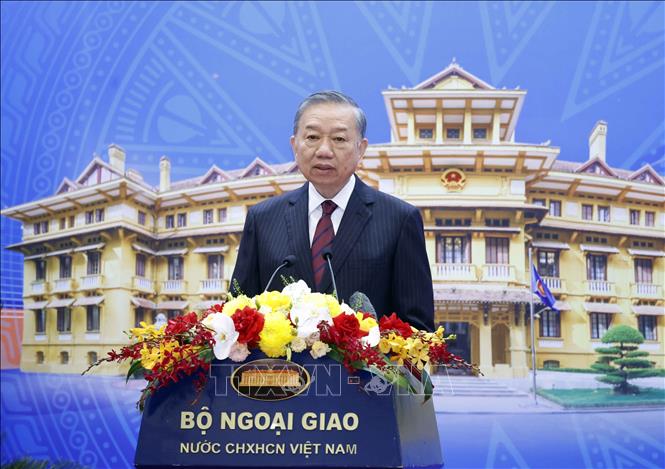 Tổng Bí thư, Chủ tịch nước Tô Lâm phát biểu. Ảnh: Thống Nhất – TTXVN