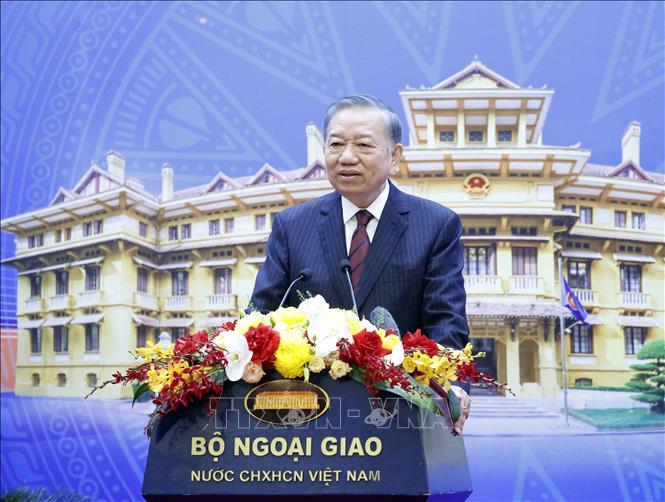 Tổng Bí thư, Chủ tịch nước Tô Lâm phát biểu. Ảnh: Thống Nhất – TTXVN