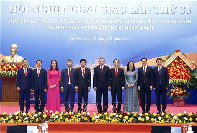 Tổng Bí thư, Chủ tịch nước Tô Lâm và các đại biểu. Ảnh: Thống Nhất – TTXVN