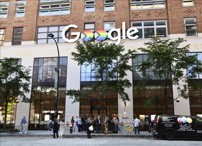 Một cửa hàng của Google tại New York, Mỹ. Ảnh: Kyodo/TTXVN phát