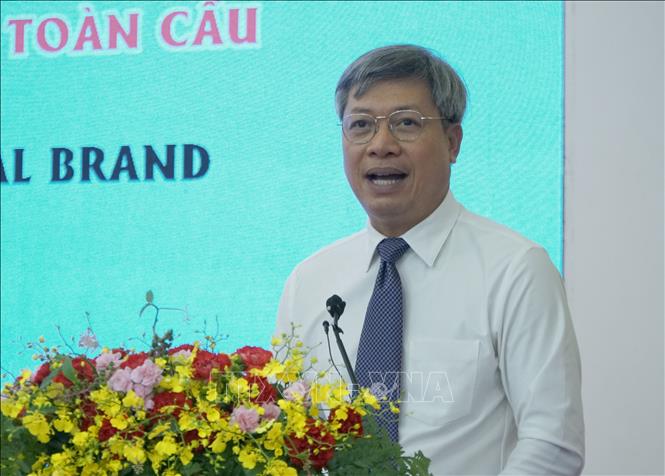 Ông Hồ Quang Bửu, Phó Chủ tịch UBND thành phố Đà Nẵng phát biểu tại Hội thảo. Ảnh: Quốc Dũng - TTXVN