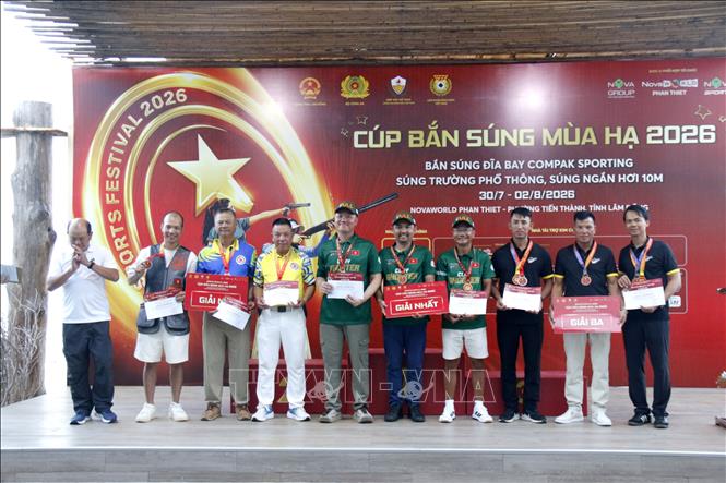 Giải đấu thu hút hơn 140 vận động viên xuất sắc trong nước, quốc tế tranh tài. Ảnh: Hồng Hiếu - TTXVN