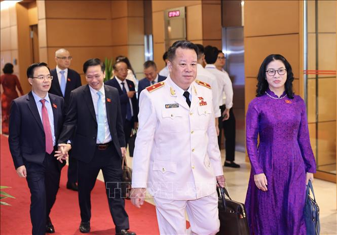 Đại biểu dự khai mạc Kỳ họp không thường lệ thứ nhất, Quốc hội khóa XVI. Ảnh: Minh Đức - TTXVN