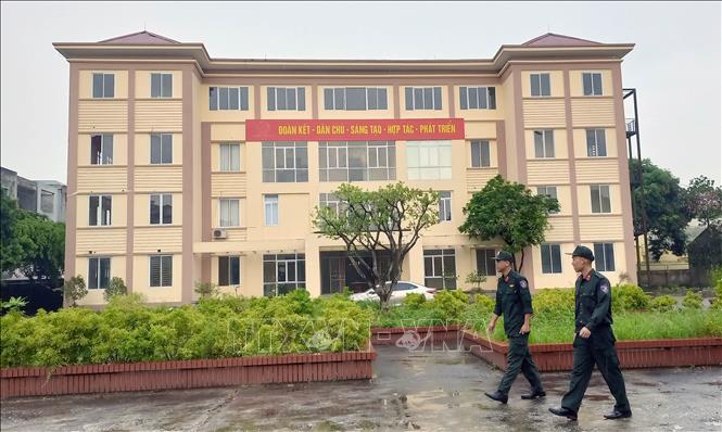 Trụ sở Hội Nông dân tỉnh Hà Nam cũ được giao cho Trung đoàn Cảnh sát cơ động Thủ đô thuộc Bộ Tư lệnh Cảnh sát cơ động quản lý, sử dụng. Ảnh: Nguyễn Chinh - TTXVN