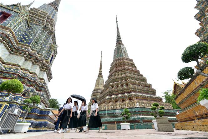 Khách du lịch tại thủ đô Bangkok, Thái Lan. Ảnh: THX/TTXVN phát
