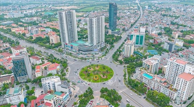 Bắc Ninh nỗ lực bứt tốc trên hành trình trở thành thành phố trực thuộc Trung ương. Trong ảnh: Một góc phường Kinh Bắc, tỉnh Bắc Ninh. Ảnh: Thanh Thương - TTXVN