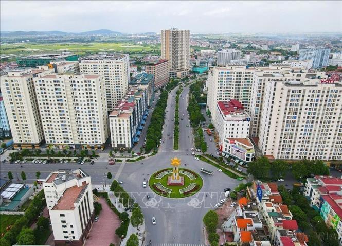 Bắc Ninh nỗ lực bứt tốc trên hành trình trở thành thành phố trực thuộc Trung ương. Trong ảnh: Một góc phường Võ Cường, tỉnh Bắc Ninh. Ảnh: Thanh Thương- TTXVN