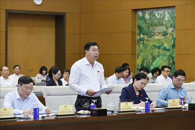 Bộ trưởng Bộ Nội vụ Nguyễn Tiến Hải phát biểu. Ảnh: Doãn Tấn - TTXVN