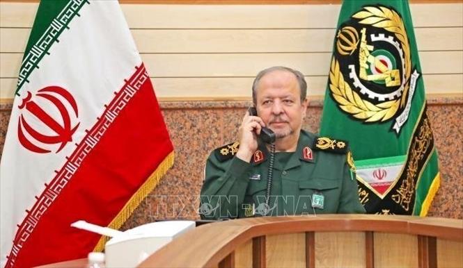 Quyền Bộ trưởng Quốc phòng Iran, Chuẩn tướng Seyyed Majid Ebnolreza. Ảnh: IRNA/TTXVN phát