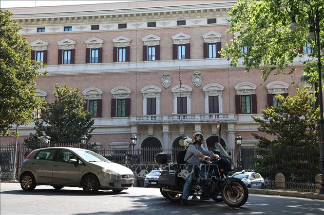 Đại sứ quán Mỹ ở Rome (Italy), nơi diễn ra vòng đàm phán trực tiếp mới giữa Liban và Israel. Ảnh: THX/TTXVN phát