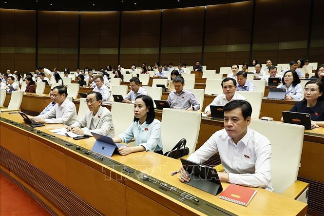 Đại biểu dự phiên họp. Ảnh: Doãn Tấn - TTXVN