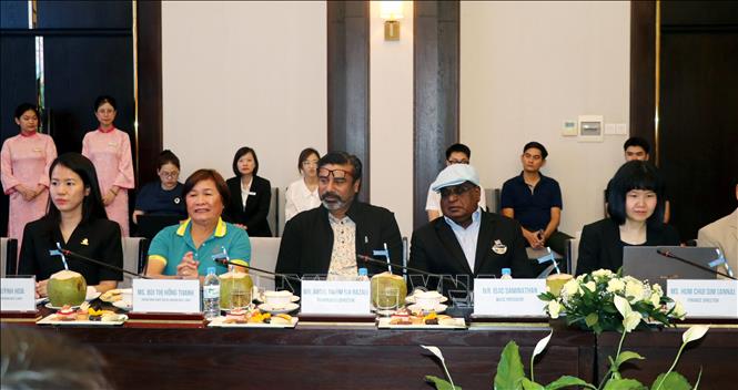 Đại biểu tham dự lễ ký kết. Ảnh: Văn Đức - TTXVN