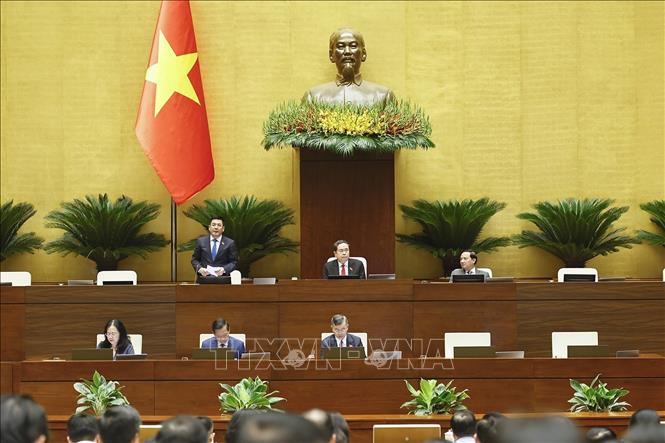 Phó Chủ tịch Quốc hội Nguyễn Hồng Diên phát biểu. Ảnh: Doãn Tấn - TTXVN