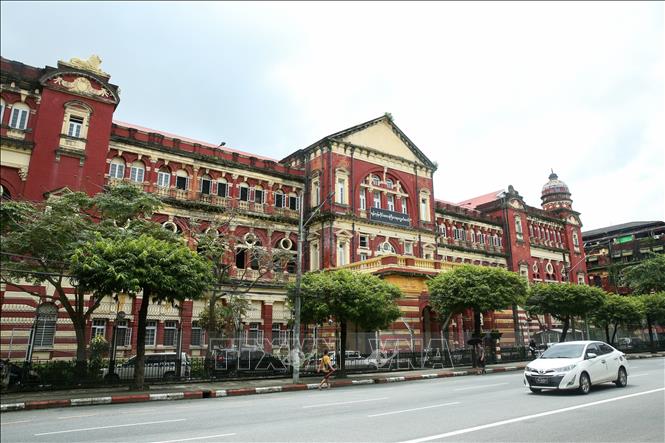 Tòa nhà Tòa án tối cao tại Yangon, Myanmar. Ảnh: THX/TTXVN phát
