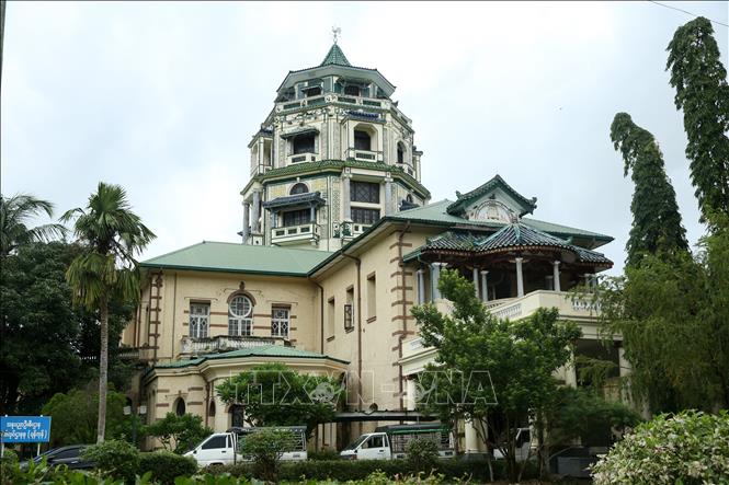 Cung điện Chin Tsong tại Yangon, Myanmar. Ảnh: THX/TTXVN phát