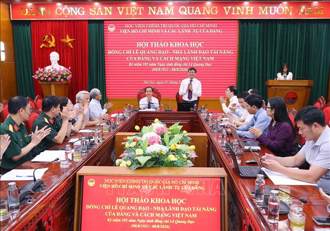 Hội thảo khoa học với chủ đề: “Đồng chí Lê Quang Đạo - Nhà lãnh đạo tài năng của Đảng và cách mạng Việt Nam