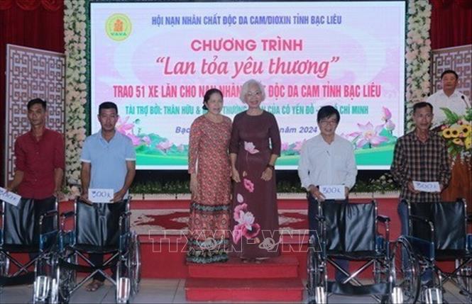 Ngày 30/5/2024, Hội nạn nhân chất độc da cam/dioxin tỉnh Bạc Liêu tổ chức chương trình 