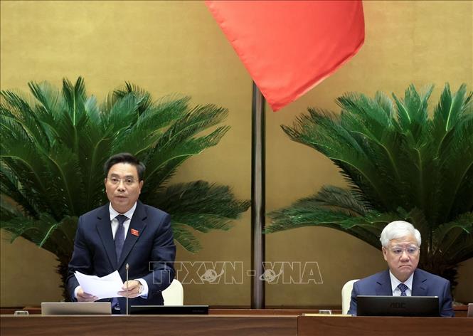 Phó Chủ tịch Quốc hội Nguyễn Doãn Anh điều hành phiên họp. Ảnh: Tuấn Anh - TTXVN