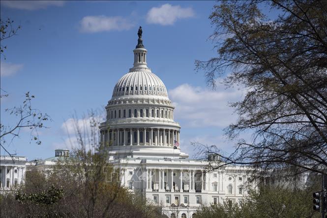 Tòa nhà Quốc hội Mỹ tại Washington, D.C. Ảnh: THX/TTXVN phát