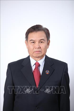 Đồng chí Saysomphone Phomvihane, Ủy viên Bộ Chính trị Trung ương Đảng, Chủ tịch Quốc hội nước Cộng hòa Dân chủ Nhân dân Lào. Ảnh: TTXVN phát
