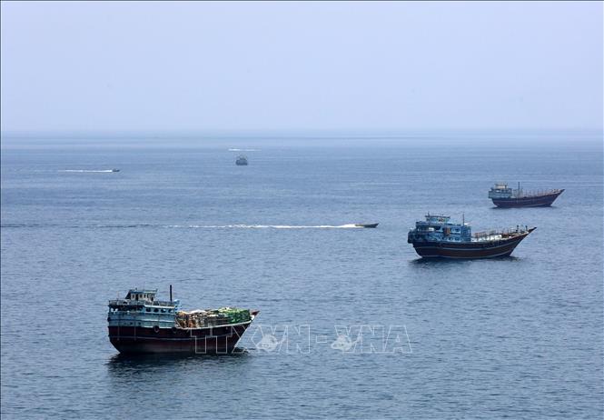 Quang cảnh eo biển Hormuz. Ảnh: THX/TTXVN phát