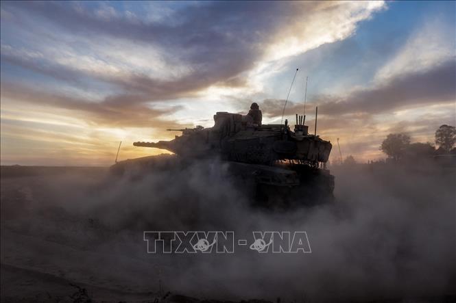 Binh sĩ Israel được triển khai tại Dải Gaza. Ảnh: THX/TTXVN phát