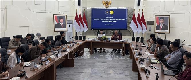 Quang cảnh tọa đàm. Ảnh: Minh Thái - Phóng viên TTXVN tại Indonesia
