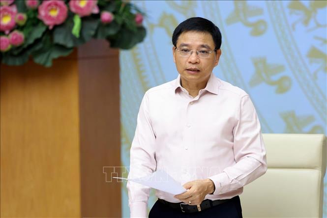 Phó Thủ tướng Nguyễn Văn Thắng phát biểu tại cuộc làm việc. Ảnh: Xuân Tùng - TTXVN