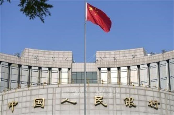 Trụ sở Ngân hàng Nhân dân Trung Quốc ở Bắc Kinh. Ảnh: Kyodo/TTXVN phát