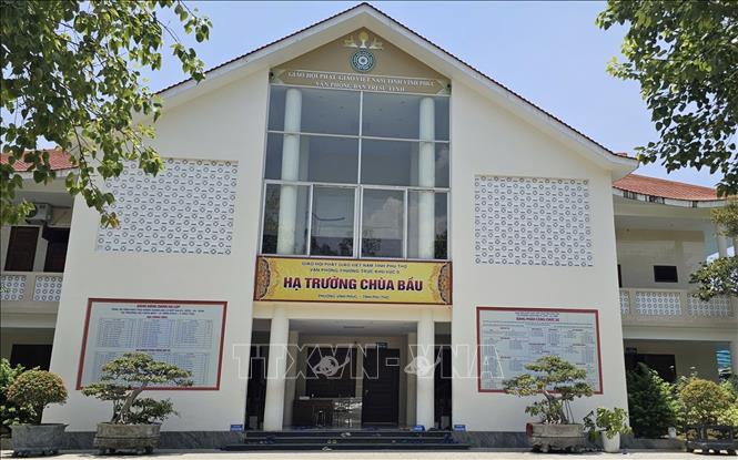 Khu vực nhà ăn xảy ra vụ việc bạo hành trẻ em tại chùa Bầu. Ảnh: Nguyễn Thảo-TTXVN