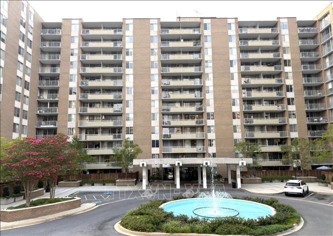 Một khu chung cư ở thủ đô Washington D.C. Ảnh: Ngọc Quang – PV TTXVN tại Mỹ
