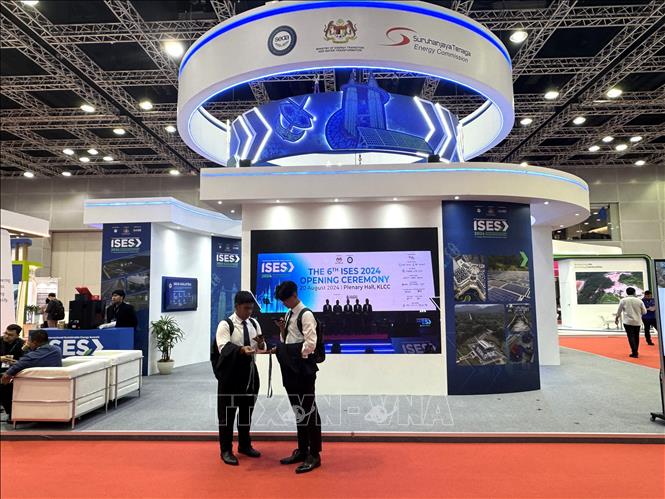 Quang cảnh triển lãm trong khuôn khổ ISES 2026. Ảnh: Viên Luyến – PV TTXVN tại Malaysia.
