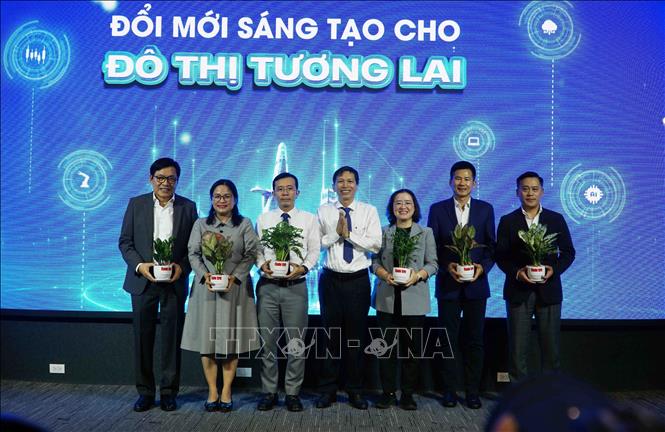 Hội đồng chuyên môn của chương trình năm nay là các chuyên gia, nhà quản lý, nhà khoa học, nhà đầu tư, đại diện doanh nghiệp liên quan đến đổi mới sáng tạo. Ảnh: Thu Hoài - TTXVN