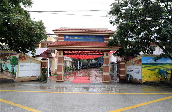 Trường Trung học Phổ thông Tràng Định (Lạng Sơn). Ảnh: Văn Đạt - TTXVN

