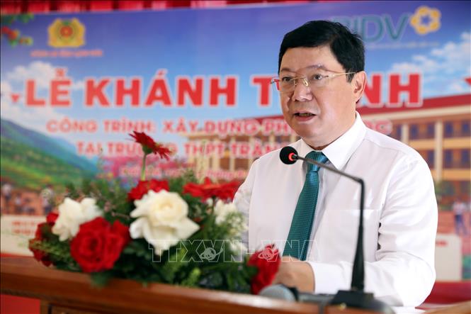 Ông Đoàn Việt Nam, Phó Tổng Giám đốc Ngân hàng TMCP Đầu tư và Phát triển Việt Nam (BIDV) phát biểu. Ảnh: Văn Đạt - TTXVN