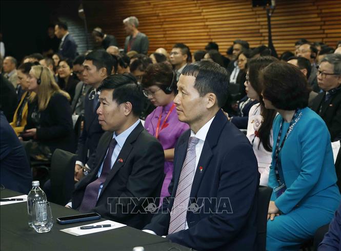 Các đại biểu dự Diễn đàn Giáo dục đại học và Giáo dục nghề nghiệp Việt Nam - New Zealand. Ảnh: Thống Nhất – TTXVN