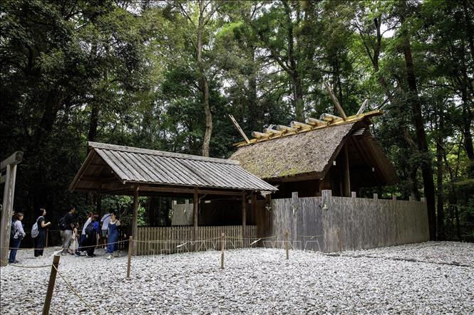 Một Ngoại cung trong Ise Jingu. Ảnh: Xuân Giao – PV TTXVN tại Nhật Bản