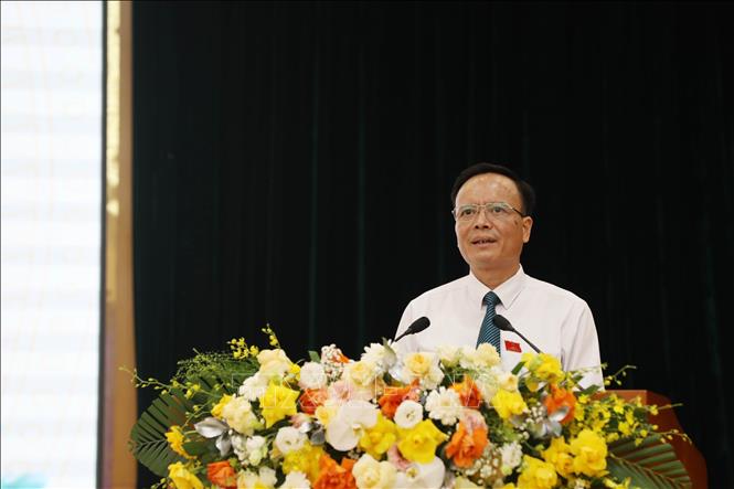 Đại biểu phát biểu tại kỳ họp. Ảnh: Vũ Hoàng Giang - TTXVN