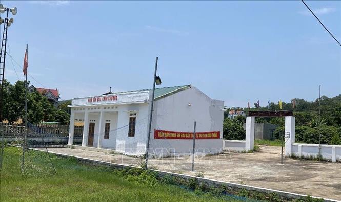 Nhà văn hóa thôn Chín Thượng (cũ), một trong 4 nhà văn hóa của Tổ dân phố Đại An, phường Nguyễn Trãi, thành phố Hải Phòng. Ảnh: Mạnh Minh – TTXVN