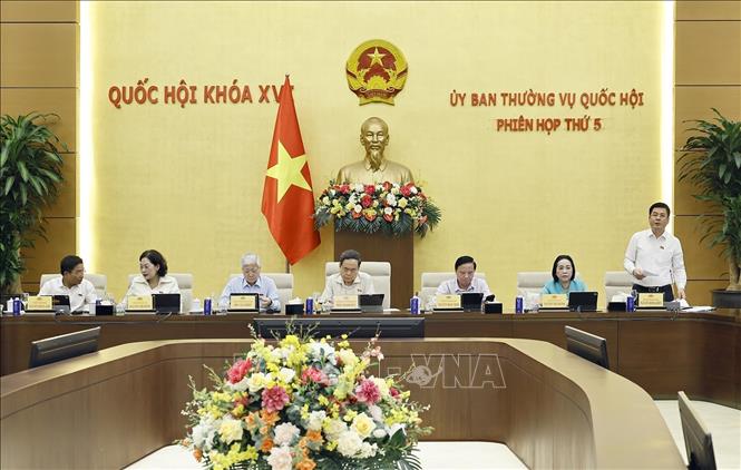 Phó Chủ tịch Quốc hội Nguyễn Hồng Diên phát biểu. Ảnh: Doãn Tấn - TTXVN