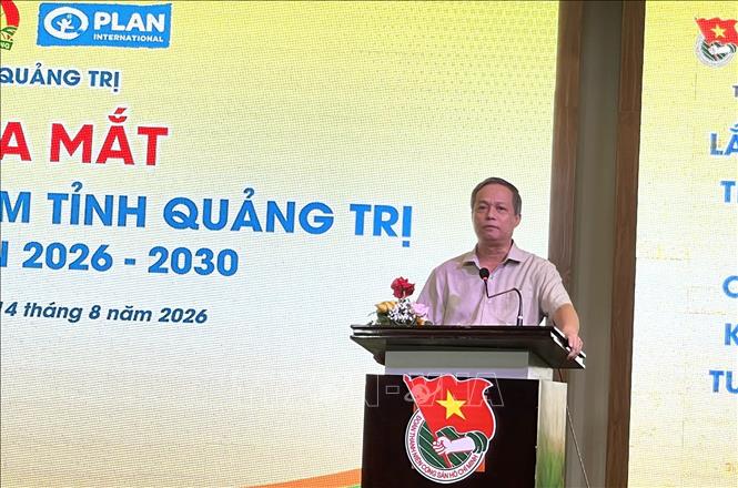 Ông Nguyễn Trần Huy, Phó Chủ tịch HĐND tỉnh Quảng Trị, phát biểu chỉ đạo tại buổi lễ. Ảnh: Võ Dung - TTXVN