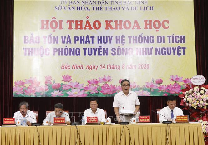 Chủ trì Hội thảo. Ảnh: Thanh Thương- TTXVN