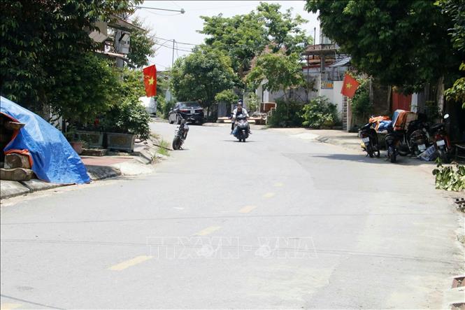 Hệ thống đường giao thông cơ sở được đầu tư nâng cấp, góp phần mở rộng không gian phát triển và thúc đẩy diện mạo nông thôn Bắc Ninh. Ảnh: Đồng Thúy - TTXVN