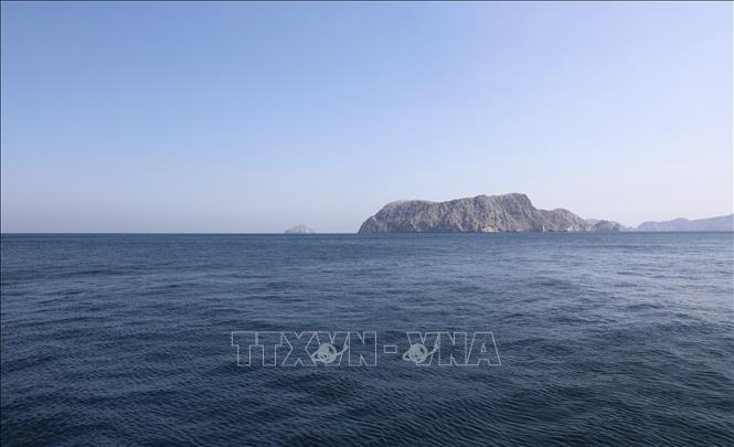 Quang cảnh eo biển Hormuz. Ảnh: THX/TTXVN phát