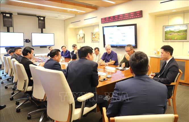 Quang cảnh buổi làm việc. Ảnh: TTXVN phát